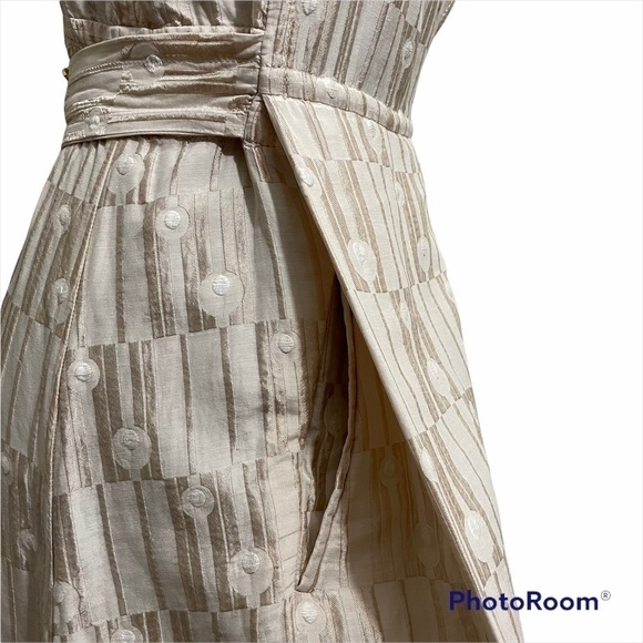 Marc by Marc Jacobs Cream Dress with gold buttons - Picture 4 of 13